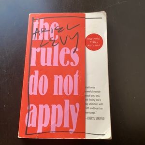 The Rules Do Not Apply Ariel Levy novel book